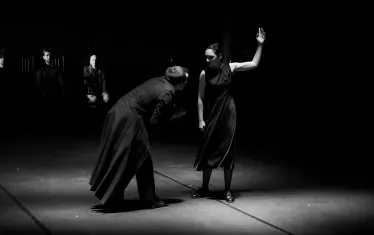 Александър Тонев и Павлина Илова: княз Мишкин и Настася Филиповна.