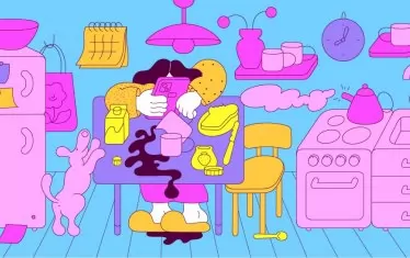  Една от ярките композиции на Мартина Паукова от Словакия.