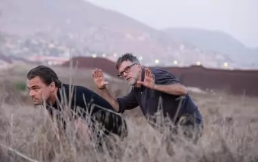  На снимачната площадка с режисьора П. Т. Андерсън.