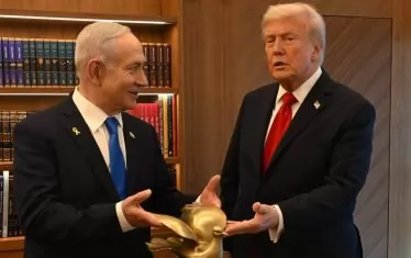  Нетаняху връчи златен гълъб на Тръмп