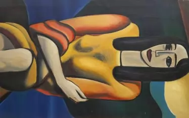 Един от портретите, включени в изложбата.