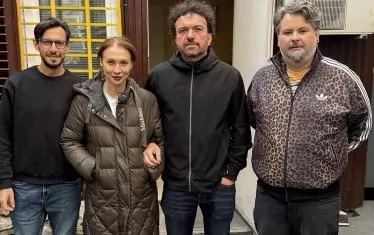  Екипът на "Годината..." - Стайко Мурджев, Петър Дундаков, Анастасия Людова и Никола Налбантов (от ляво на дясно).