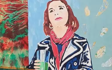 Соня Ковачева, автопортрет.
