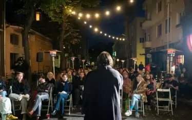 Въпреки студа първото издание на "Голямото кино" привлече много публика.