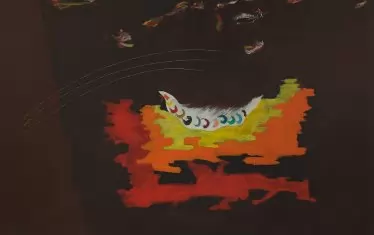  "Огънят", 1925, маслени бои върху платно.