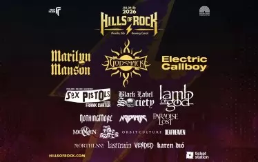 Афишът за Hills of Rock 2026 до момента.