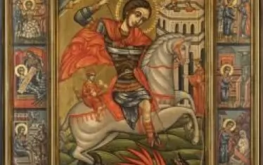  "Св. Георги със светци" - Емил Чушев