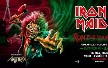 "Антракс" ще подгреят "Айрън Мейдън" в София