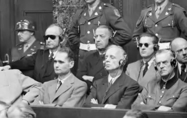  Документален кадър от Нюрнбергския процес