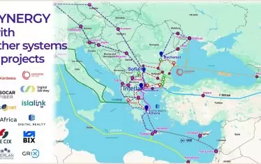 Силата на BDG e синергията - проектът предвижда свързване с други големи телеком мреки в Европа и Азия. 