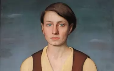  Карл Йорданов, портрет на Васка Емануилова, 1935, маслени бои.