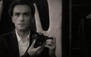  В образа на Вапцаров по време на кастинга за филма на Мая Вапцарова.