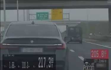 Българин прелетял по сръбска магистрала с 217.3 км/ч.
