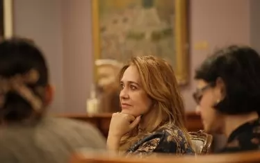  Биляна Петринска по време на първа репетиция.