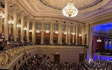  Зала "Дворжак" в Рудолфинума е едно от най-престижните места за концерти в Европа.