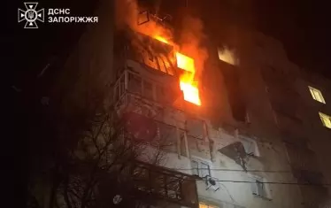 В резултат на атаката в Запорожие има ранени седем души, както и множество материални щети.