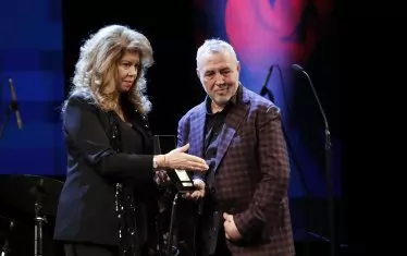  Президентът Илияна Йотова и председателят на САБ Христо Мутафчиев.