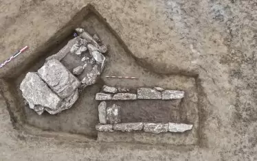 Разкопките отблизо.