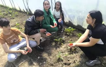 Дейности дори като работа в училищната оранжерия помага за сплотяване на учениците и засилване на чувството им за принадлежност към училищната общност.