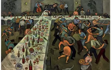  Внушителната картина от поканата за събитието.