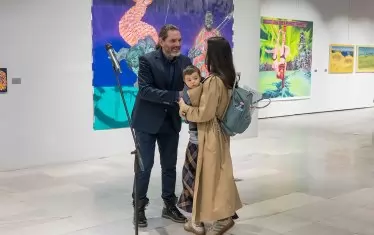  Носителката на наградата за Млад автор Елена Велкова.