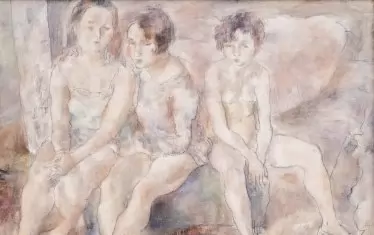 Жул Паскин - "Три млади момичета"