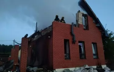 Дрон падна върху частна къща в Химки