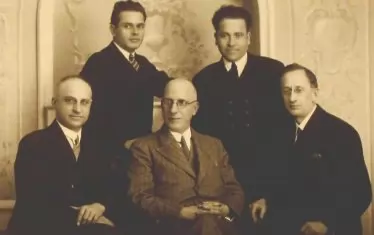 Христо Борина (в средата), 1931 г.