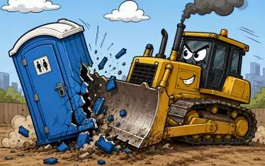 Държавата атакува Баба Алино! Събориха мобилен кенеф 