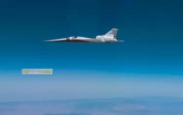 Самолет на НАСА проби звуковата бариера