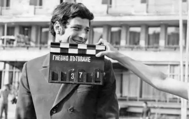  Снимките за филма "Гневно пътуване" (1971) с режисьор Никола Корабов по повестта на Дико Фучеджиев.