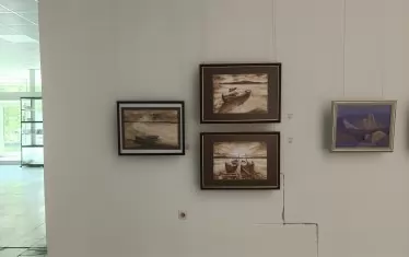   Из изложбата "Реката" в Художествена галерия - Русе.