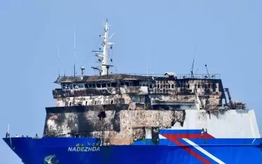 Руската „Надежда“ пристигна на буксир в Самсун