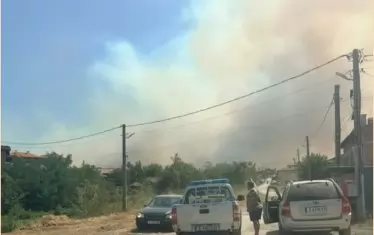 Големият пожар в Хасковско порази 10 000 декара