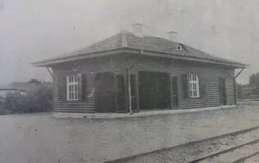 Първата сграда на гара Лъджене (Велинград), 1920-те години