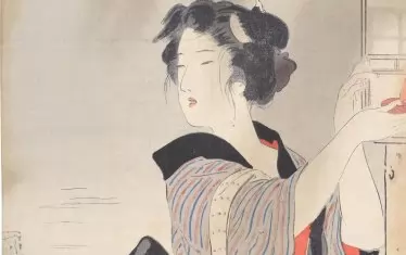  Кабураги Кийоката (1878–1972), "Красавица до реката", XX век.
