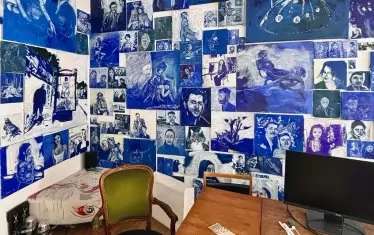  Изложба в ателието на Ъшък във Виена.
