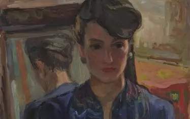 Вера Недкова, "Автопортрет" 1946.