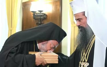 Даниил посрещна вселенския патриарх Вартоломей