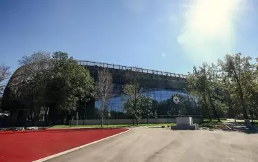 Поглед към новия стадион на ЦСКА отвън...