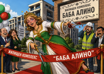 Гвардейският оркестър озвучава тържественото събаряне на Баба Алино