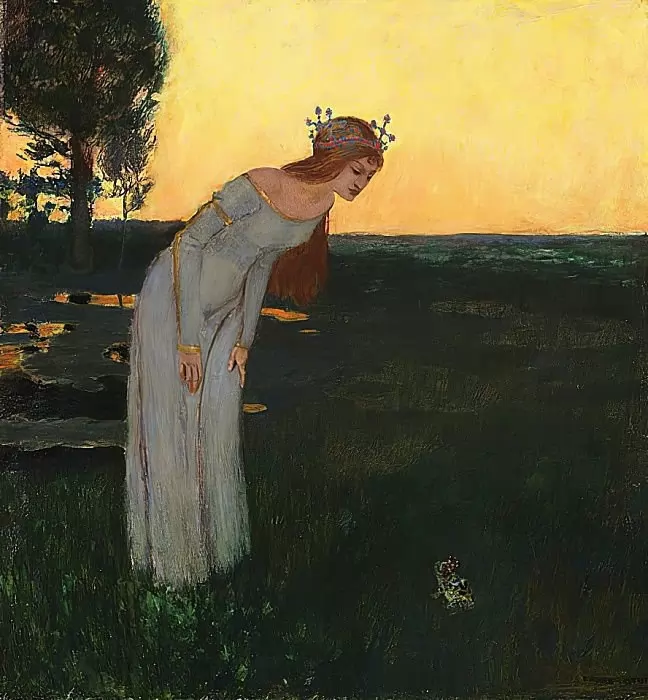 "Приказка за Жабока крал", Франц фон Щук, 1891 г.