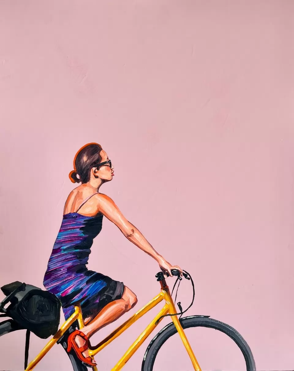 Корадо Дзени (р. 1967), "Позната непозната", 2023, маслени бои върху платно.